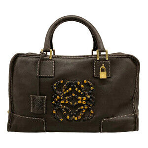 Loewe Amazona 36 Dark Brown Leather #352892L14B